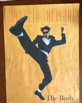 Poster originale Emporio Armani The Body (1997) A3