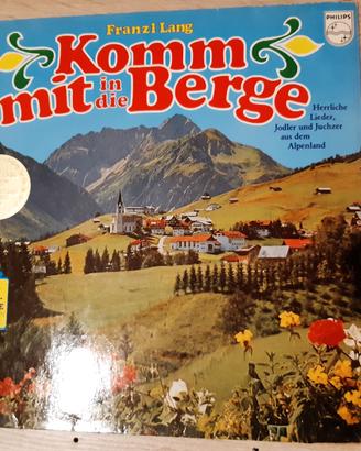 Vinile 33 Franzl Lang Komm mit in die Berge