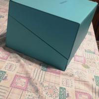 cofanetto tiffany originale in legno e pelle