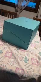 cofanetto tiffany originale in legno e pelle