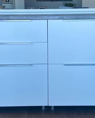 2 basi cucina Ikea 80 cm con cassettoni + portapos