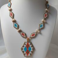 Collana Vintage Artigianale etnica Nativi America