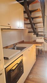 Elegante lotto con soppalco in corte del '600