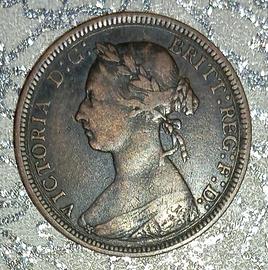 Regno Unito half penny 1887
