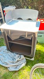 Mobiletto cucina da campeggio Tec Take