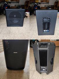 Impianto Audio professionale Proel (2 casse+1 sub)