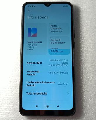 Xiaomi Redmi 9c NFC TESTATO Dual SIM + SD 5000mAh