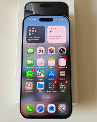 IPhone 16 Pro 256GB Bianco Titanio - PERFETTO