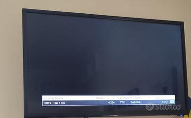 tv + 2 supporti per tv a muro