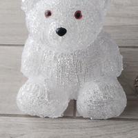 lampada notte orso polare con filo