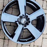 set 4 cerchi 19 neri lucidi per audi Q5