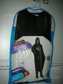 Mantello nero carnevale halloween - fustagno