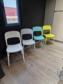 4 SEDIE GIPSY BONTEMPI