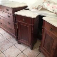 comodini con marmo luigi filippo