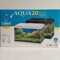 Acquario Ciano Aqua 20 led completo 