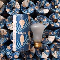 16 lampadine fungo smerigliata Philips 60 watt 