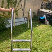 Scaletta per piscina interrata