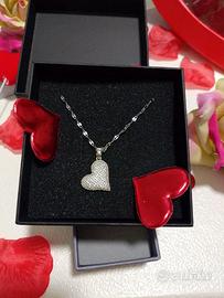 🤍 Collana in Acciaio con Pendente Cuore🤍