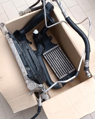 Radiatore  + tubi A/C + intercooler Opel Zafira 01