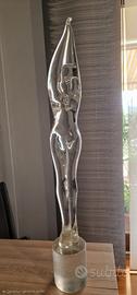 scultura in vetro di Murano di Pino Signoretto 