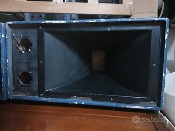 2 casse passive per medi impianto PA vintage