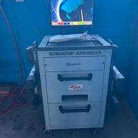 Assetto ruote computerizzato a laser