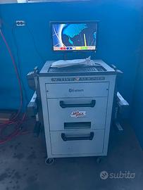 Assetto ruote computerizzato a laser