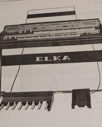 ELKA organo X705 manuale di servizio