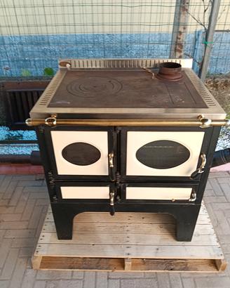 Stufa cucina a legna putage wekos