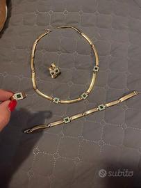 Parure vintage 4 pezzi alta bigiotteria