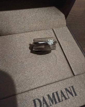 Anello solitario Damiani coll. luce