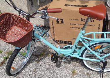 Bici pieghevole 20" nuova mai usata