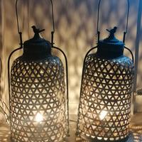 Coppia di lampade lanterne di grandi dimensioni