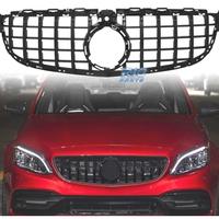 GRIGLIA MERCEDES W205 15-17 AMG GT NERO LUCIDO CON