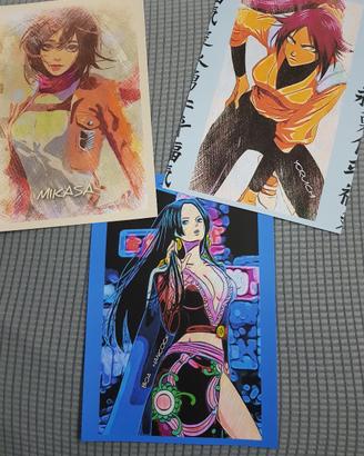 Stampe dei miei disegni Anime girls 