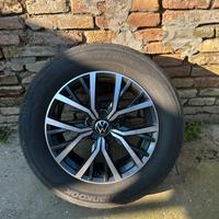 Cerchi (+gomme estive) originali VW Tiguan R17