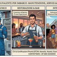 Professionista polivalente per imbarco su nave