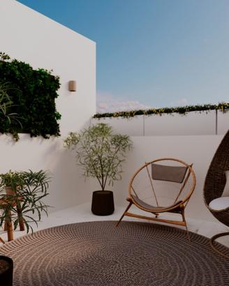 Bilocale ristrutturato con terrazza privata