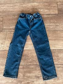 Jeans bambino blu scuro 116/122