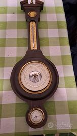 Barometro e termometro in legno massello Vintage