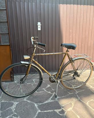 Bici da uomo vintage da citta con porta pacchi