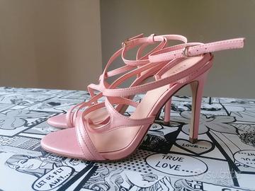 Guess Sandali Donna Rosa Scarpa Tacco 11 cm. Tg 37