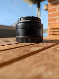 7Artisans 18mm F5.6 con attacco Sony E-Mount.