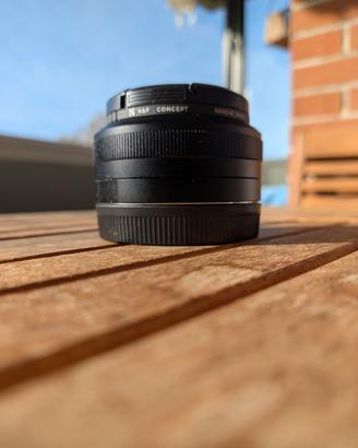 7Artisans 18mm F5.6 con attacco Sony E-Mount.