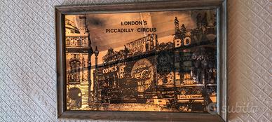 Specchio Serigrafato Vintage "London's Piccadilly