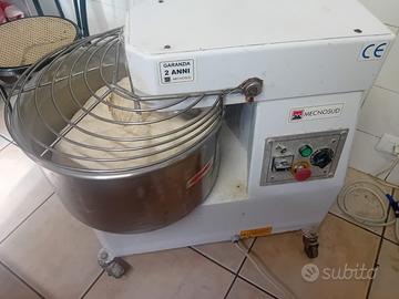 Impastatrice a spirale Mecnosud 1 velocità 40 litr
