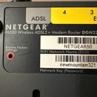 Modem router netgear n300 dgn2200v3