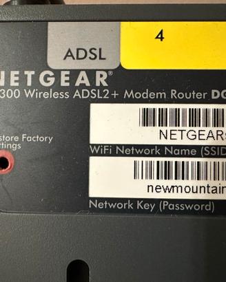 Modem router netgear n300 dgn2200v3