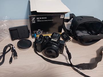 Nikonz50+16-50mm VR,2011SCATTI,GARANZIA FINE 2026