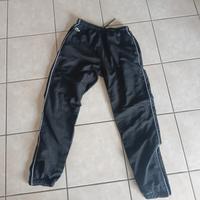 Pantaloni Tuta Lacoste Sport - Nero con Piping Bia
